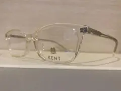鯖江アイヴァン製KENT クリアプラスチック眼鏡フレーム　52サイズ