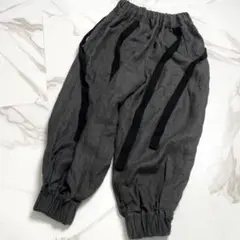 入手困難✨ kosatofuku カジュアルパンツ ボウタイ ベルト リネン 黒