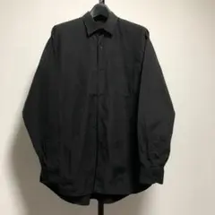 希少 19ssコモリシャツ COMOLI Shirt 黒タグ 限定