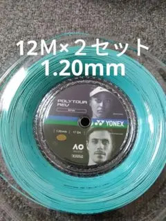 YONEXポリツアーレブ120 12Ｍ×２セット