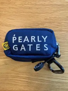 【使用品】PEARLY GATES ボールポーチ　ネイビー