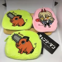 チェンソーマン ミニアップリケポーチ 3点セット