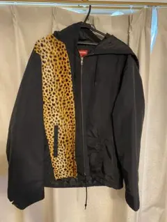 Supreme レオパード柄 ナイロンジャケット L
