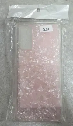 GALAXY S20　スマホケース　ピンク　オーロラ