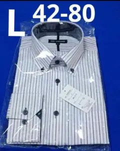 ♦SAN LAZZARO ♦ L 42-80♦メンズワイシャツ長袖
