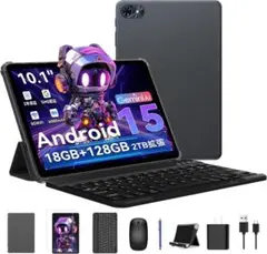 Android 15 タブレット 10インチ キーボード付き セットwi-fi