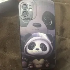 iPhone11 ソフトケース パンダ図柄