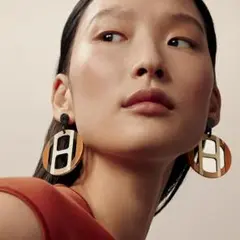 値下げ!新品未使用　Hエキップ★ピアス Sable HERMES 057086FL26_thumbnail_20?