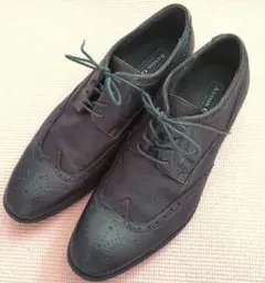 Aston Grey ダークブラウン 靴 UK8.5