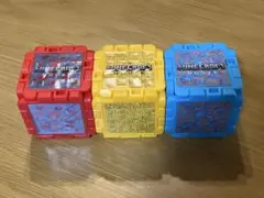 Minecraft キャラクターブロック 3個セット　ハッピーセット