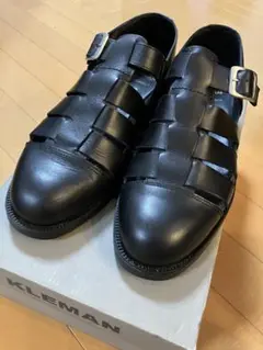 ⭐️極美品⭐️クレマン グルカサンダル フランス製　41 26.0 ブラック