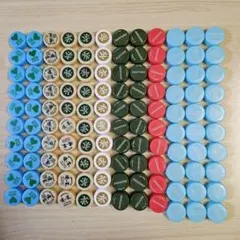 ペットボトルキャップ 7種類 120個