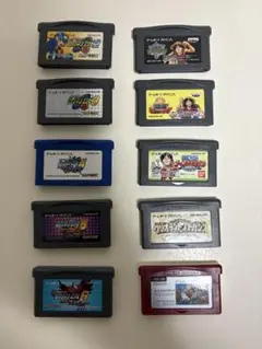 ロックマンエグゼ2-6 ワンピース各種 マリオ ワリオ アドバンスソフトセット