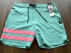 Hurley ボードショーツ 32インチ ミントグリーン