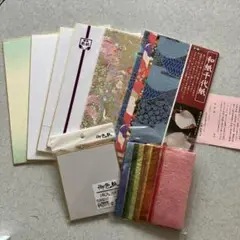 美濃和紙と千代紙と色紙