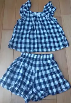 PETIT TERRIER チェック柄セット 110