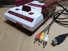 ファミコン 本体 USB電源　AV端子　0614　ファミコン AV化