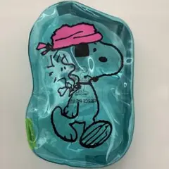スヌーピー ポーチ 青色 FIERCE PIRATE 透明　クリア
