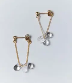 HARIO Lampwork Factory ピアス リトルティアーズシュガー