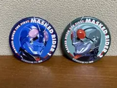 MASKED RIDER THE FIRST 1号 2号 缶バッジセット