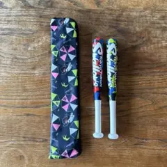 ヤクルトスワローズ　ミニカンフーバット&応援傘入れ