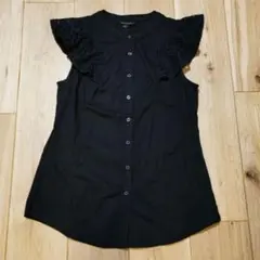 BANANA REPUBLIC ブラック ノースリーブシャツ
