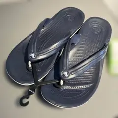 Crocs ネイビー ビーチサンダル 28cm 新品未使用品