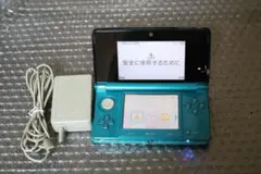 ニンテンドー3DS ターコイズ 本体 ACアダプター付き