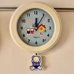 ファミリア Fami Lia レトロ 子供向け掛時計 未使用長期保管品