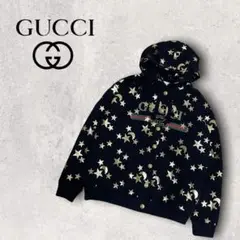 美品 GUCCI グッチ ムーンスター パーカー スウェット スター 星 ロゴ