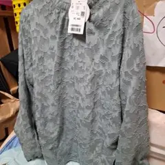 ハニーズ　GLACIER グレー 長袖ブラウス Lサイズ