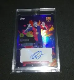 topps FC Barcelona ハフィーニャ 直筆サインカード