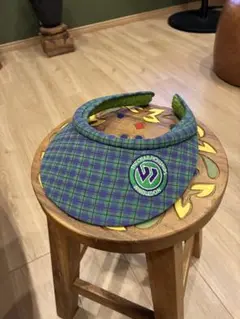 WIMBLEDON チェック柄バイザー