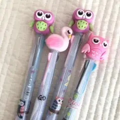 フクロウ スワン ボールペン