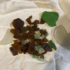 シーグラス　まとめ売り　工作　海からの贈り物　カラフル