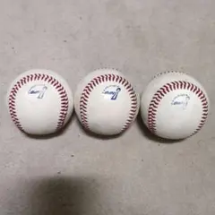 プロ野球　NPB　試合球　ファールボール 3個セット