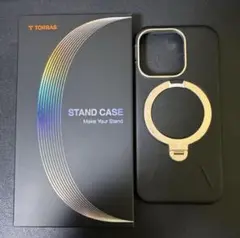 TORRAS iPhone 16 Proレザーケース MagSafe回転スタンド