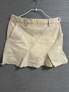 デサントゴルフ DESCENTE GOLF ベージュ スカート L