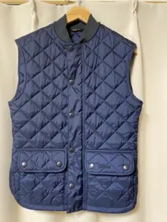 バブアー ベスト ジレ OAKWELL ネイビー