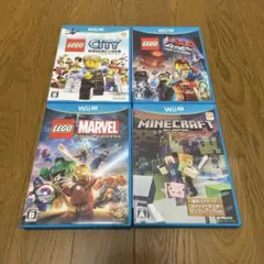wiiu ソフト LEGOなど4本セット まとめ売り Minecraft