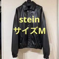 【stein】24SS LEATHER ZIP BLOUSON - BLACK