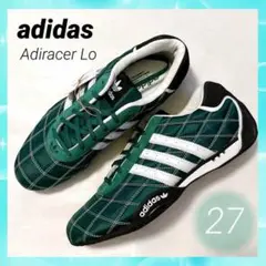 【新品未使用】adidas アディレーサーロー グリーン 日本未入荷 27