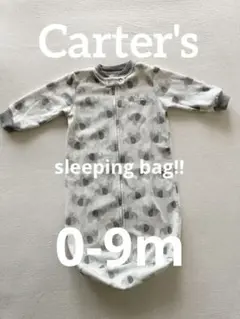 [Carter's] 0-9m ゾウ柄スリープバックOS