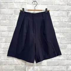 イッカ ikka ハーフパンツ 美品 L ネイビー 大人 カジュアル アウトドア