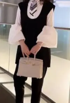 cccmalie シーマリー ツイリー ベスト ジレ ブラック