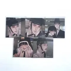夜画帳 コースター 5枚セット