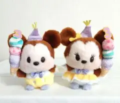 ミッキー ミニー 3rdアニバーサリー うるぽちゃちゃん アイスクリーム セット