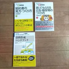 【バラ交渉可】契約書の見方つくり方、広告販促物のつくり方、資料作成ハンドブック