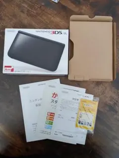 任天堂 ニンテンドー3DSLL　ブラック　空箱　①