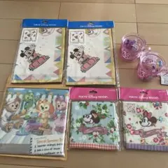 ディズニー ナプキン ウォッシュタオル コップ　新品
